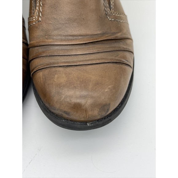 EARTH ORIGINS LAUGHLIN BROWN LEATHER SLIP ON LOAFER WOMENS Shoes Size 7M W/Box - Picture 3 of 5